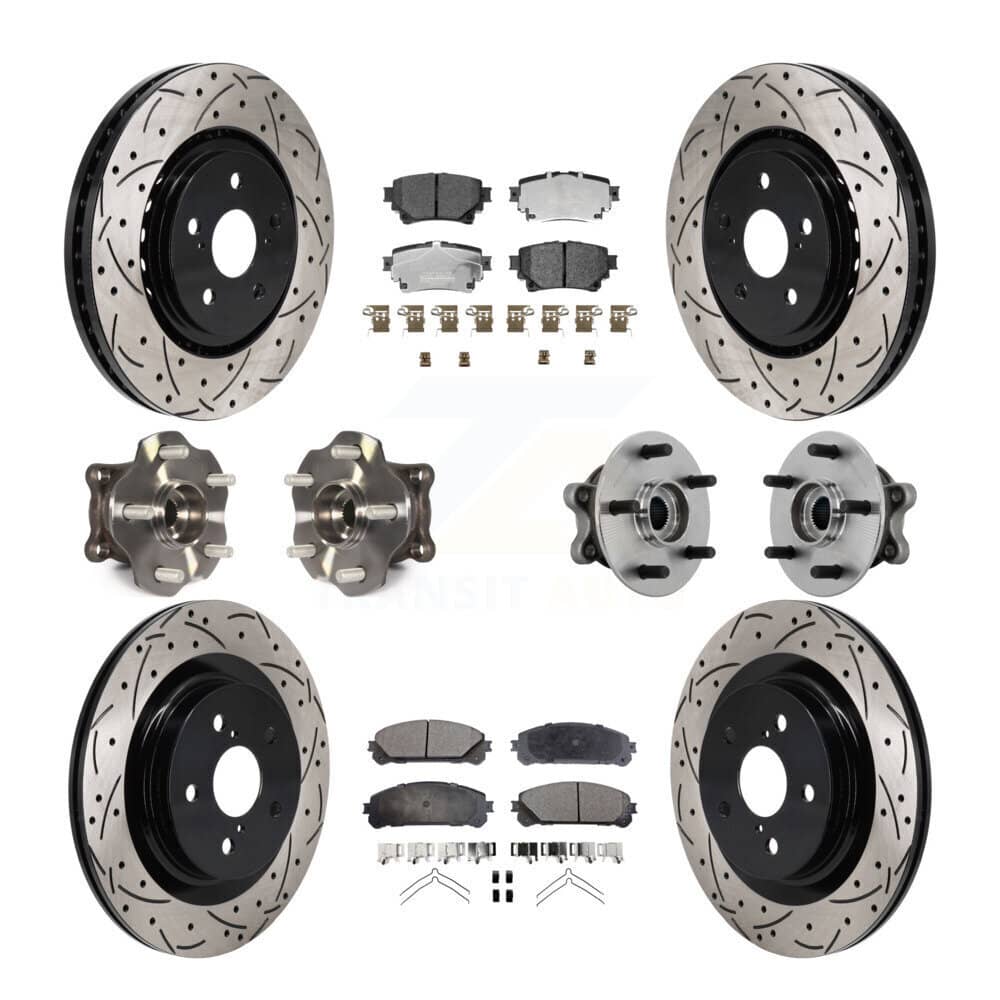 Transit Auto - KBB-131523 - Front and Rear Wheel Bearing and Hub Assembly Kits