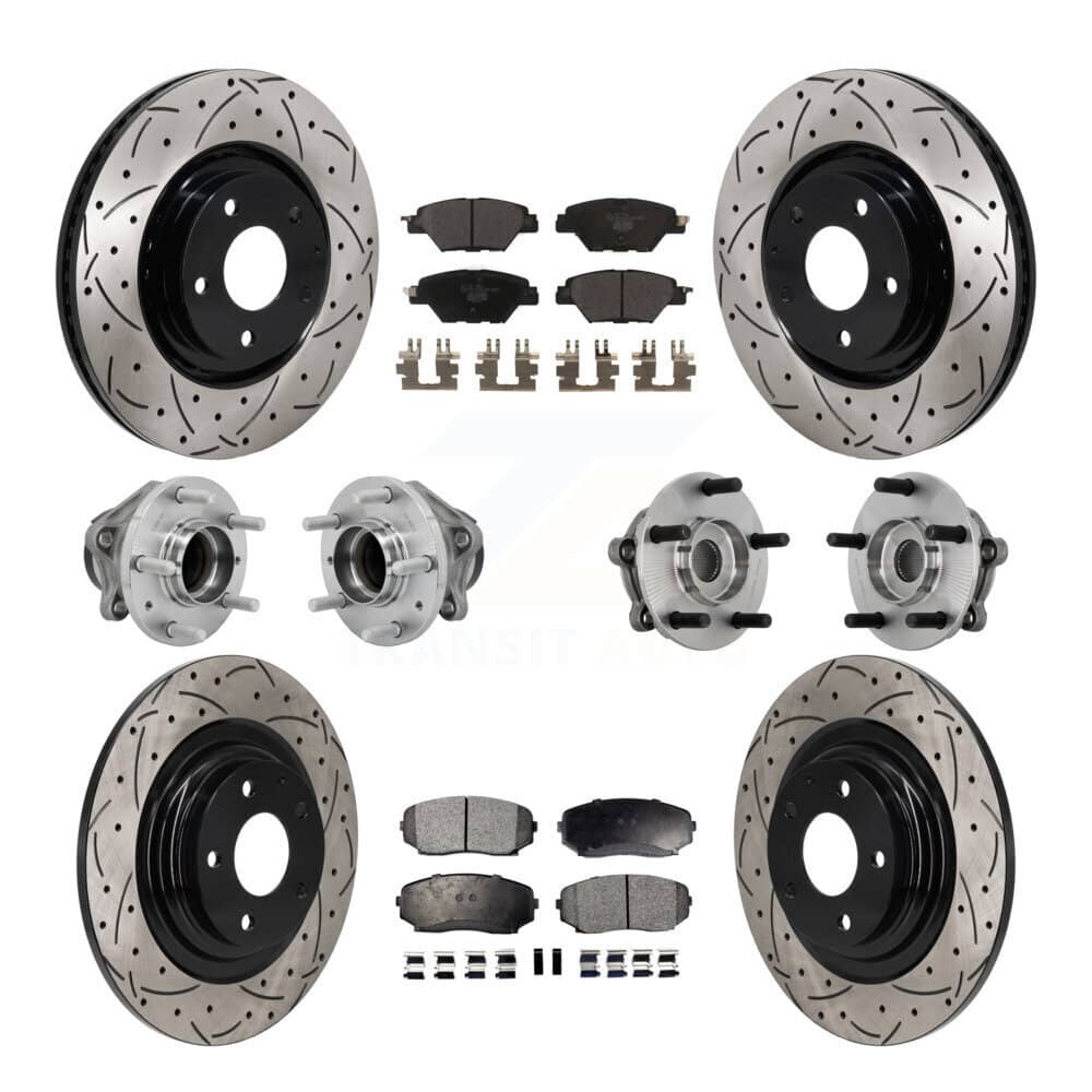 Transit Auto - KBB-131526 - Front and Rear Wheel Bearing and Hub Assembly Kits