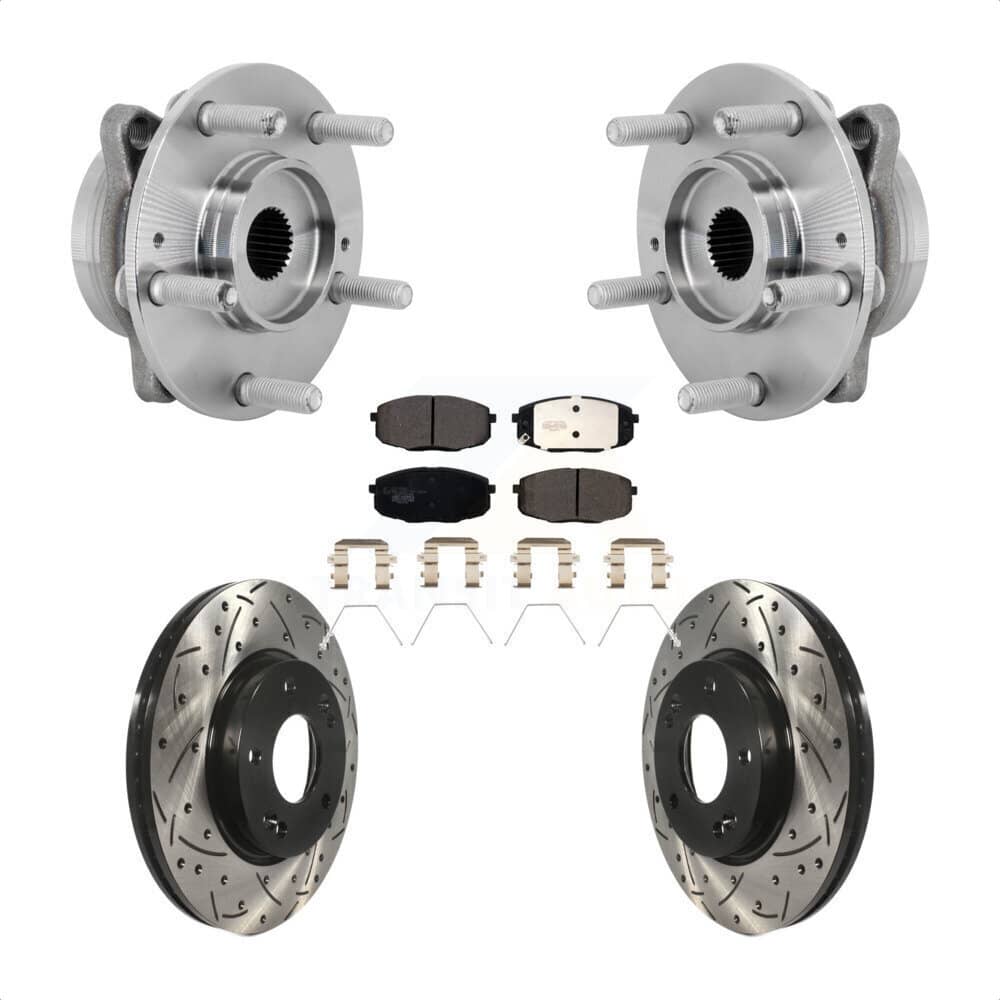 Transit Auto - KBB-131531 - Front Wheel Bearing and Hub Assembly Kits