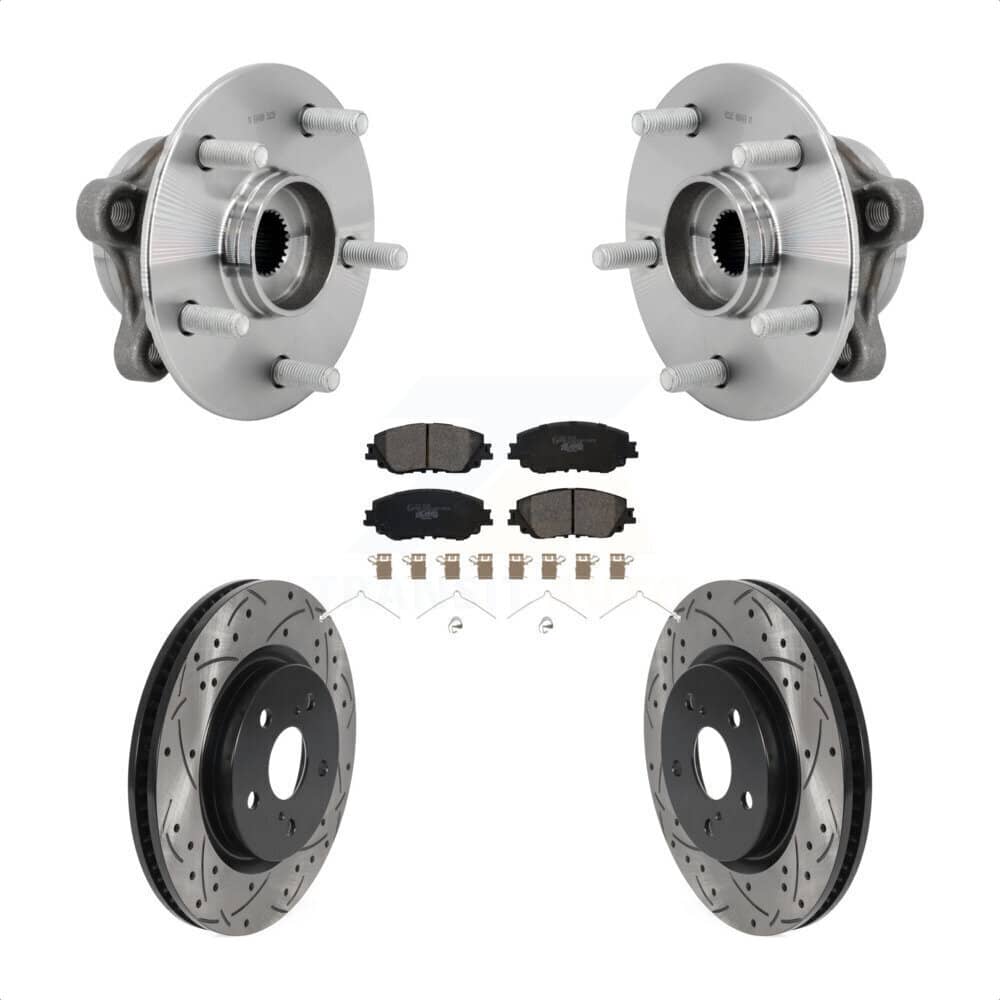 Transit Auto - KBB-131534 - Front Wheel Bearing and Hub Assembly Kits
