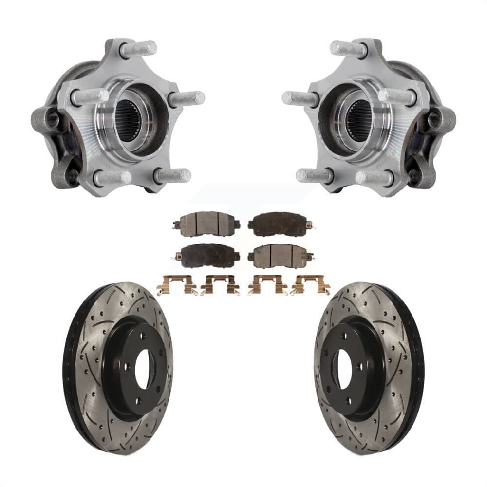 Transit Auto - KBB-131554 - Front Wheel Bearing and Hub Assembly Kits