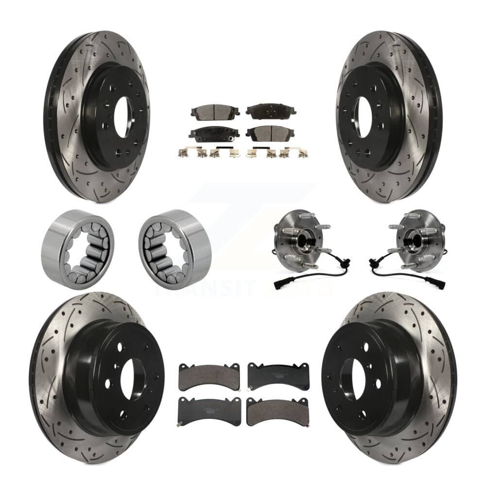 Transit Auto - KBB-131562 - Front and Rear Wheel Bearing and Hub Assembly Kits