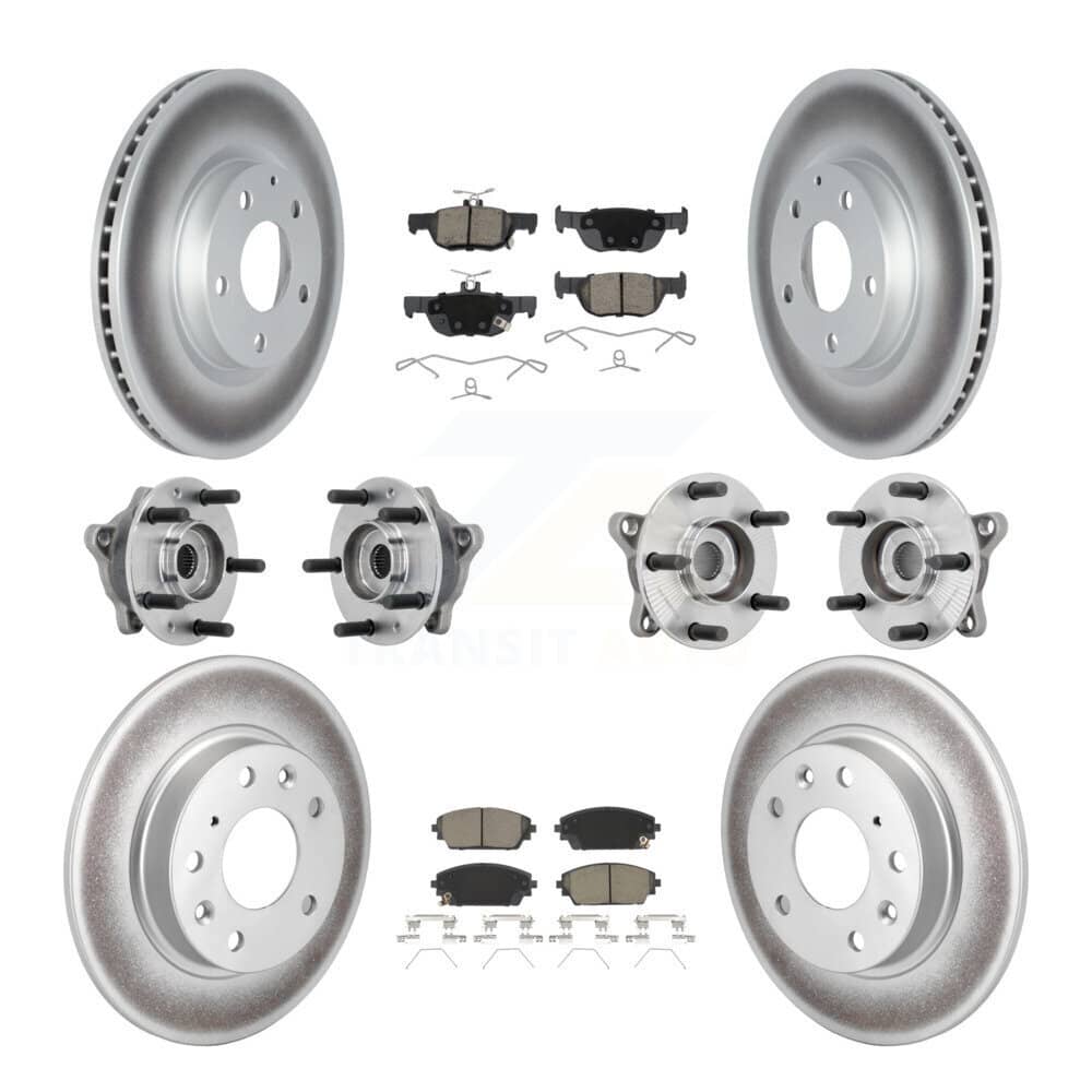 Transit Auto - KBB-131569 - Front and Rear Wheel Bearing and Hub Assembly Kits