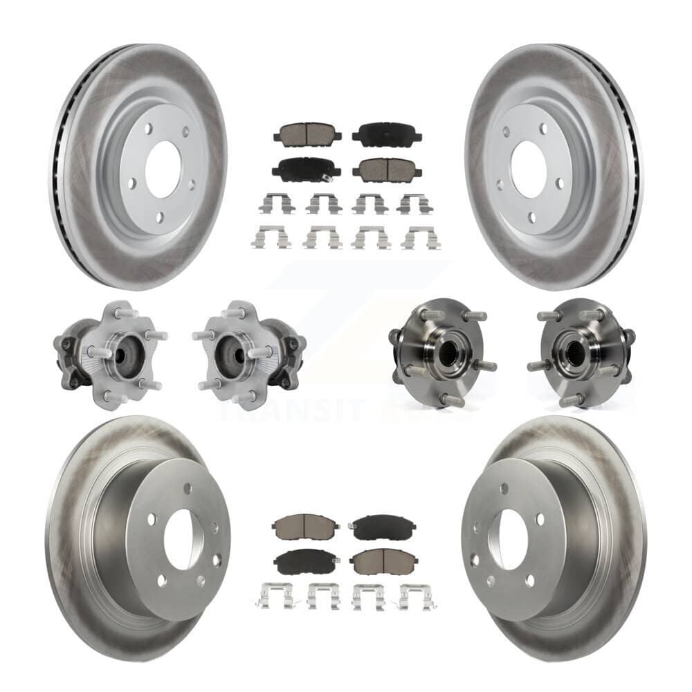 Transit Auto - KBB-131615 - Front and Rear Wheel Bearing and Hub Assembly Kits