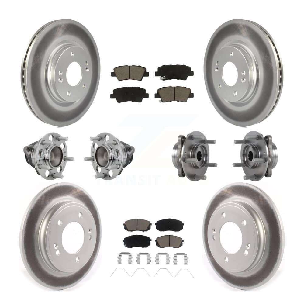 Transit Auto - KBB-131628 - Front and Rear Wheel Bearing and Hub Assembly Kits