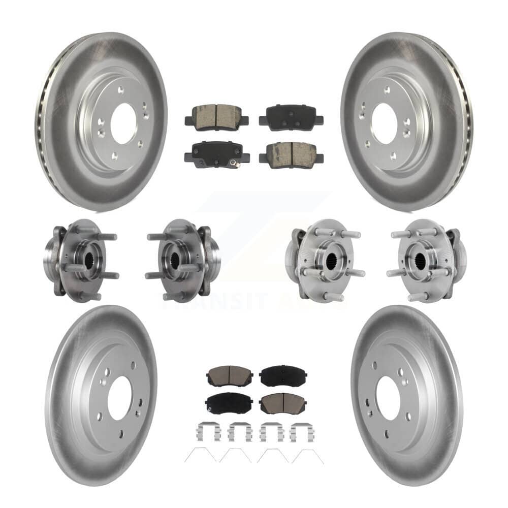 Transit Auto - KBB-131632 - Front and Rear Wheel Bearing and Hub Assembly Kits