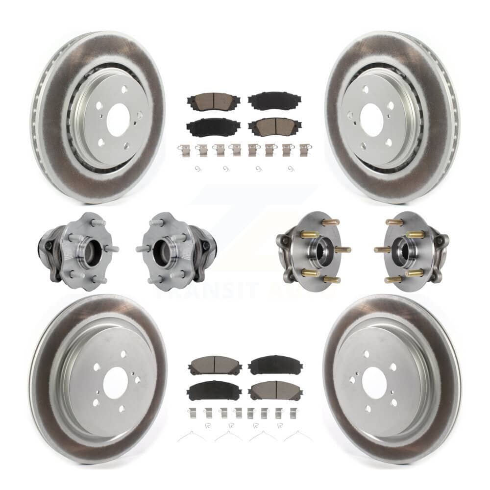 Transit Auto - KBB-131640 - Front and Rear Wheel Bearing and Hub Assembly Kits