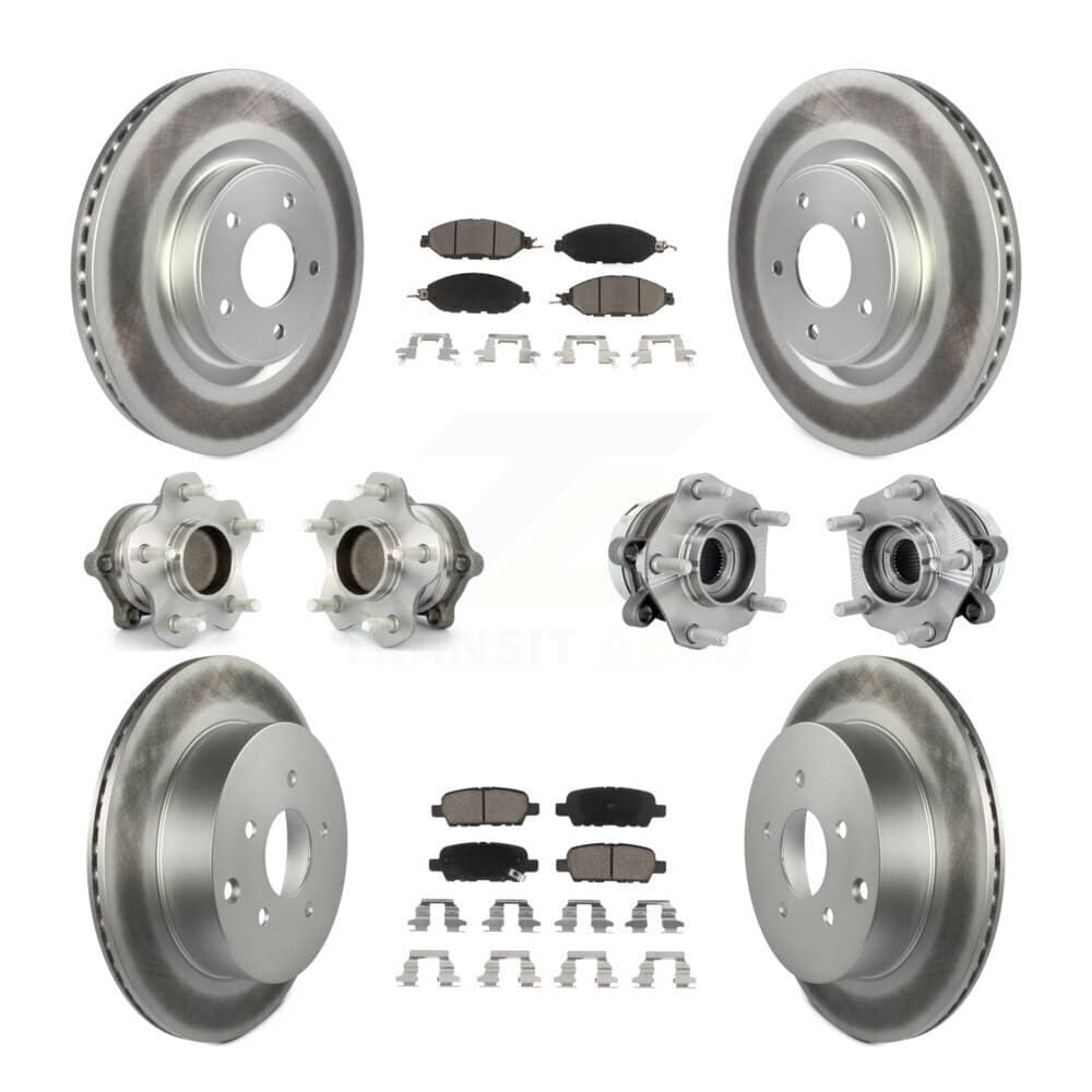 Transit Auto - KBB-131641 - Front and Rear Wheel Bearing and Hub Assembly Kits