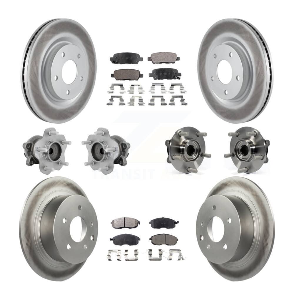 Transit Auto - KBB-131722 - Front and Rear Wheel Bearing and Hub Assembly Kits