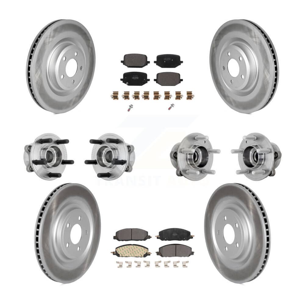 Transit Auto - KBB-131725 - Front and Rear Wheel Bearing and Hub Assembly Kits