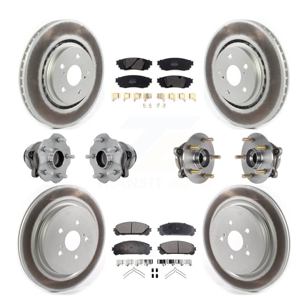 Transit Auto - KBB-131760 - Front and Rear Wheel Bearing and Hub Assembly Kits