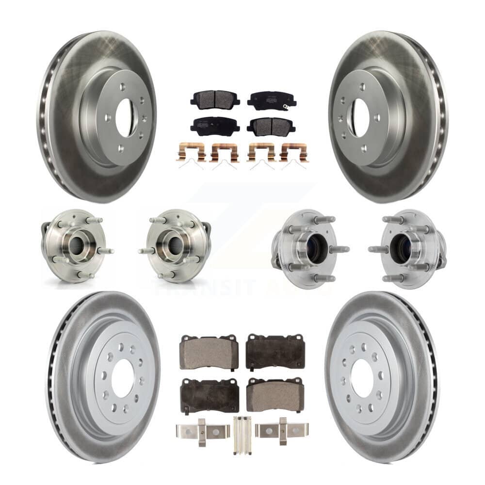 Transit Auto - KBB-131777 - Front and Rear Wheel Bearing and Hub Assembly Kits