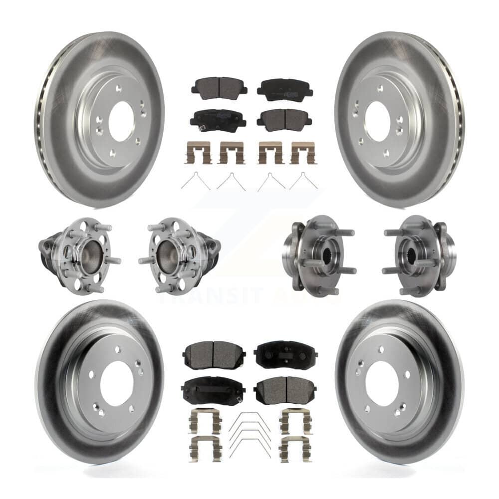 Transit Auto - KBB-131779 - Front and Rear Wheel Bearing and Hub Assembly Kits
