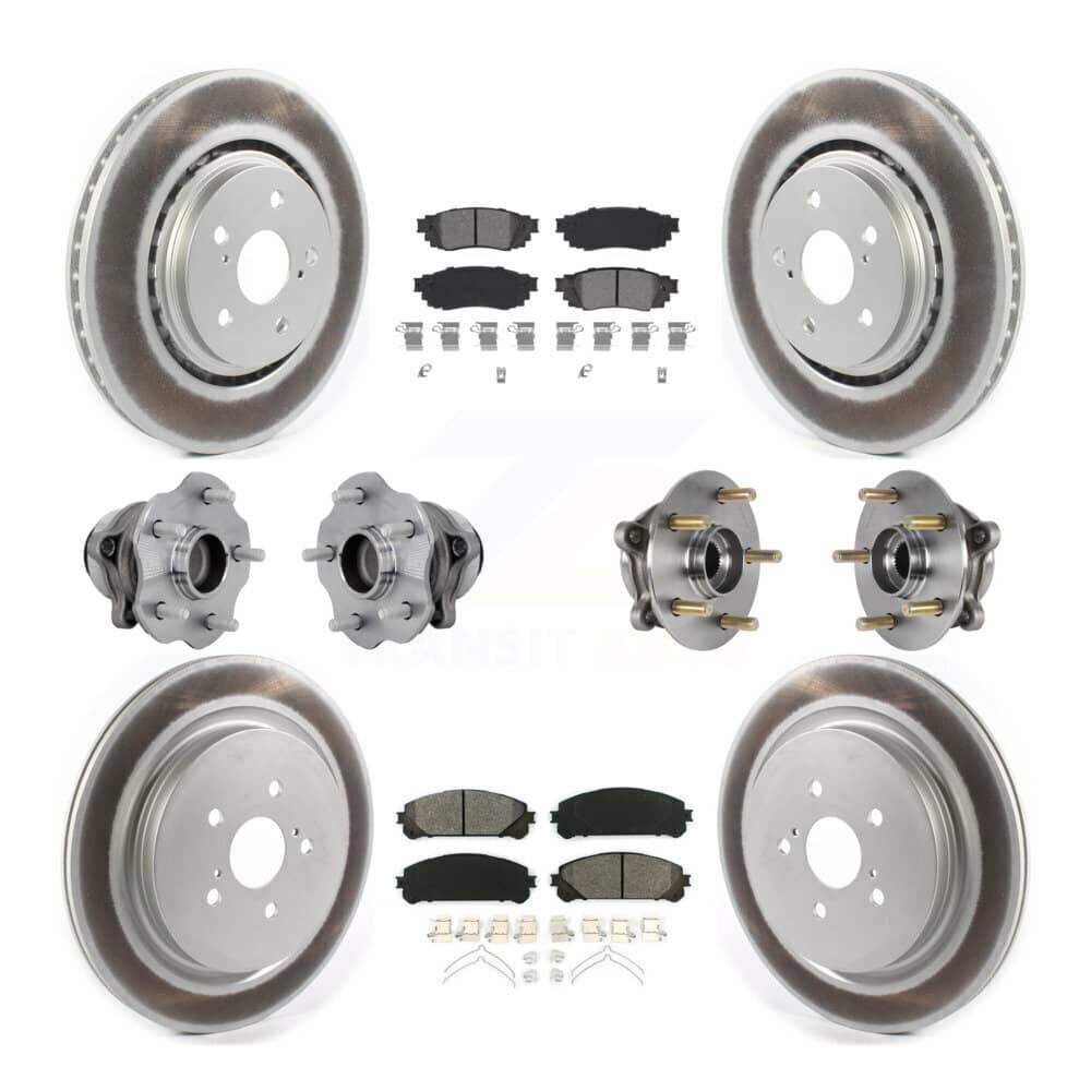 Transit Auto - KBB-131868 - Front and Rear Wheel Bearing and Hub Assembly Kits