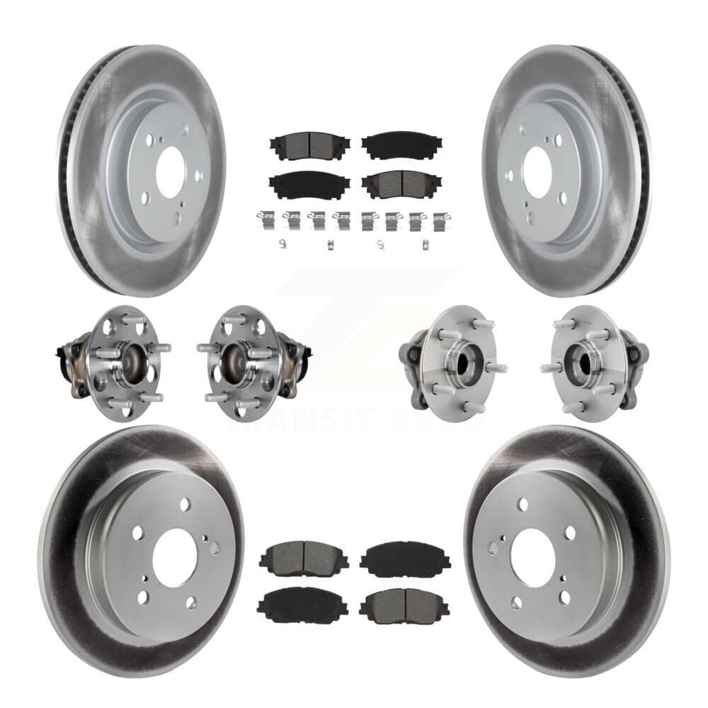 Transit Auto - KBB-131869 - Front and Rear Wheel Bearing and Hub Assembly Kits