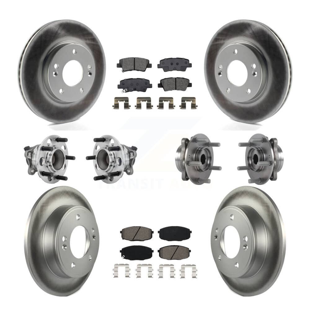 Transit Auto - KBB-131882 - Front and Rear Wheel Bearing and Hub Assembly Kits