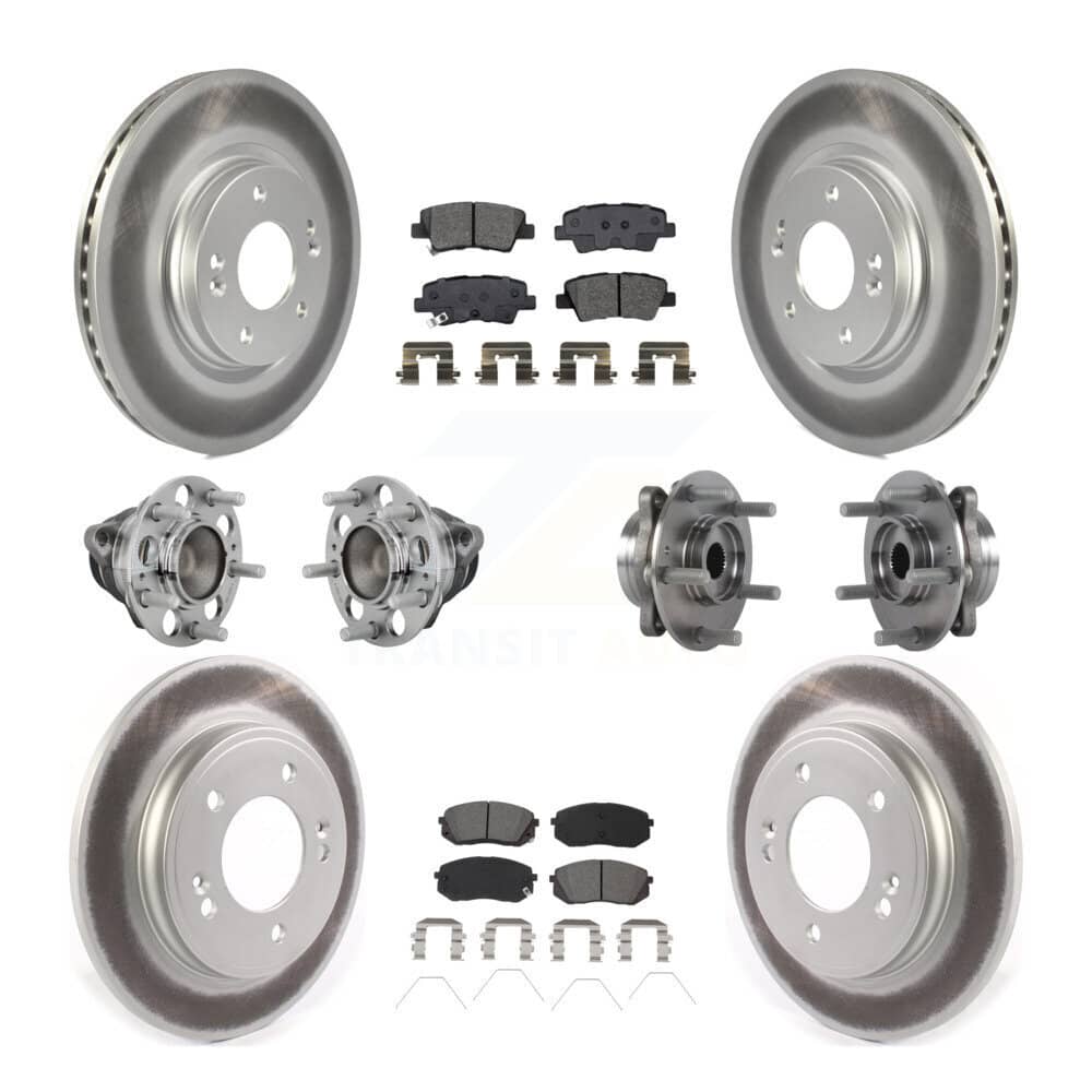 Transit Auto - KBB-131885 - Front and Rear Wheel Bearing and Hub Assembly Kits