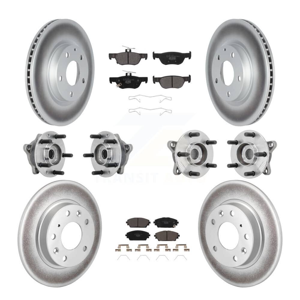 Transit Auto - KBB-131998 - Front and Rear Wheel Bearing and Hub Assembly Kits