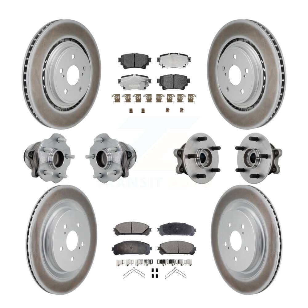 Transit Auto - KBB-132013 - Front and Rear Wheel Bearing and Hub Assembly Kits