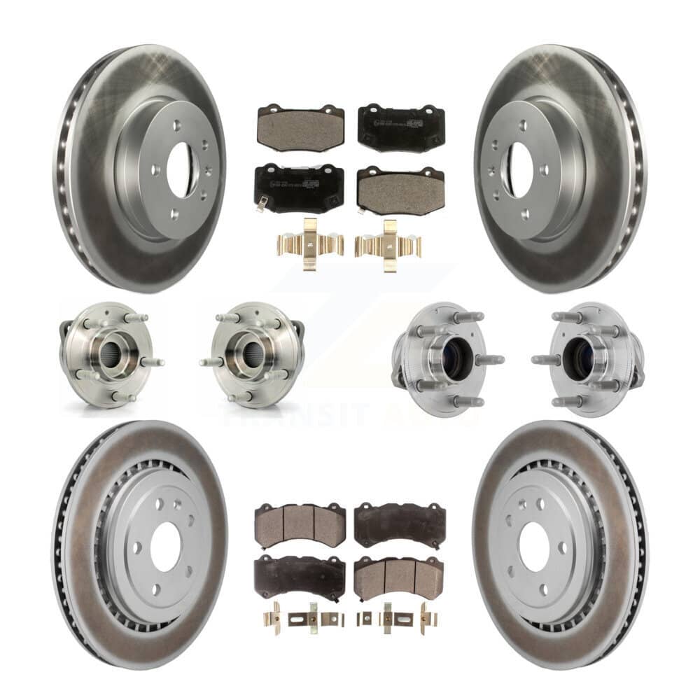 Transit Auto - KBB-132043 - Front and Rear Wheel Bearing and Hub Assembly Kits