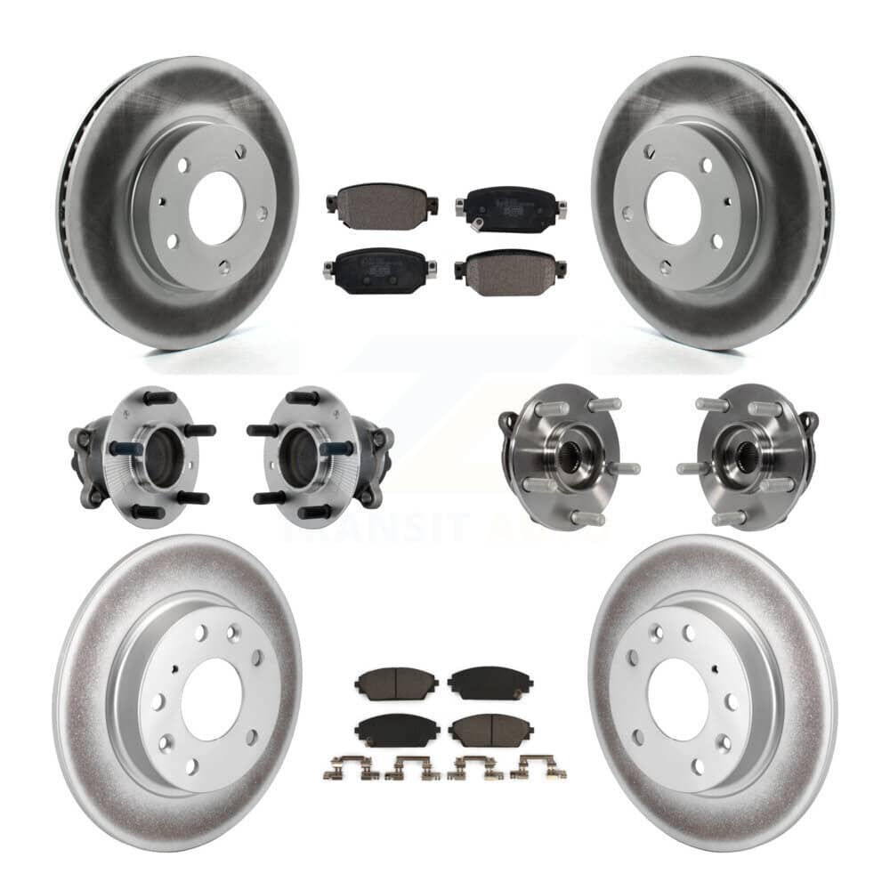 Transit Auto - KBB-132047 - Front and Rear Wheel Bearing and Hub Assembly Kits