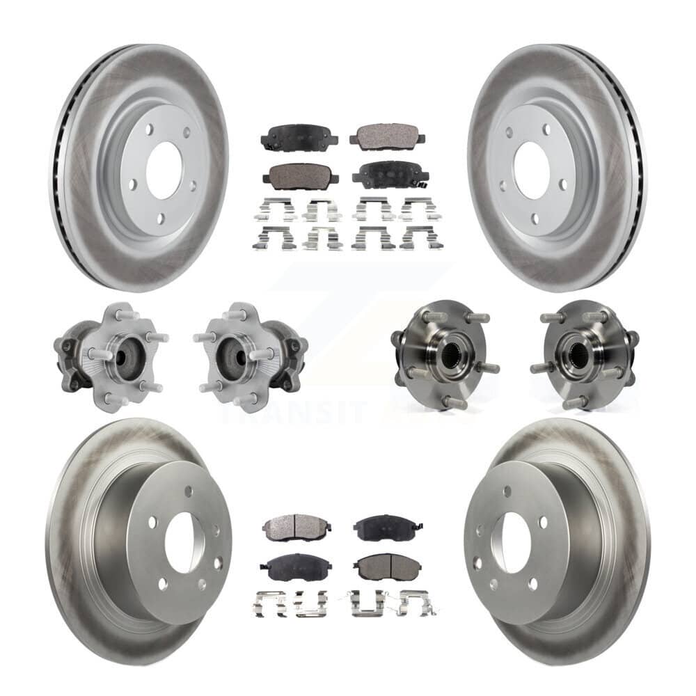 Transit Auto - KBB-132048 - Front and Rear Wheel Bearing and Hub Assembly Kits