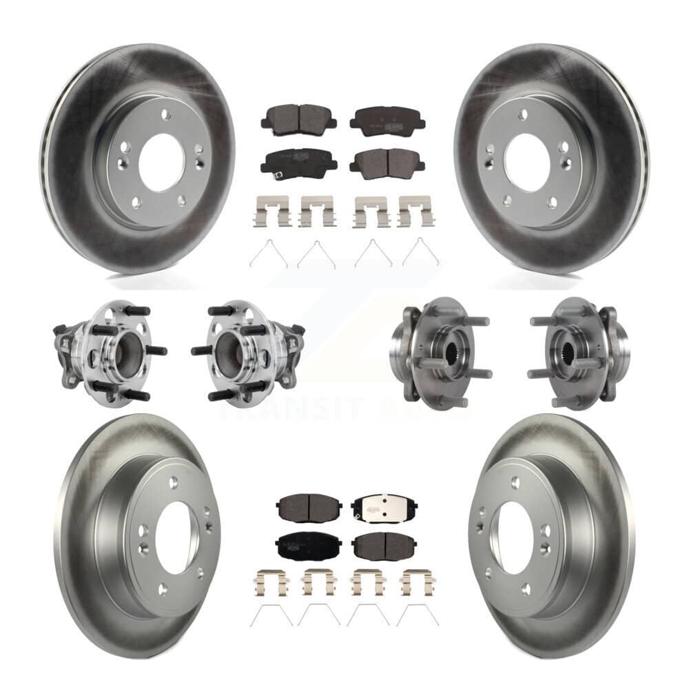 Transit Auto - KBB-132055 - Front and Rear Wheel Bearing and Hub Assembly Kits