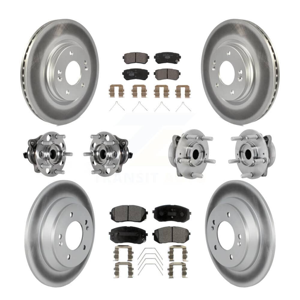 Transit Auto - KBB-132059 - Front and Rear Wheel Bearing and Hub Assembly Kits