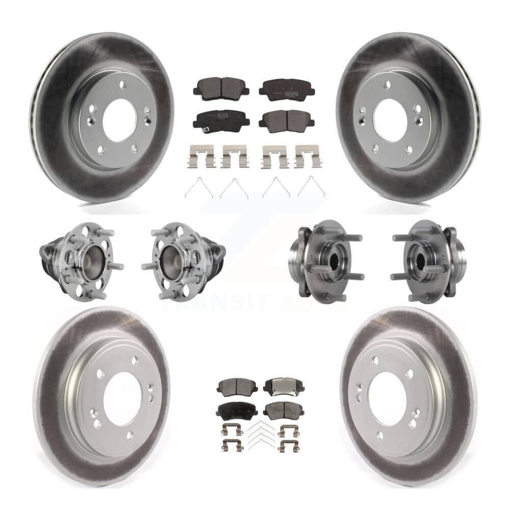 Transit Auto - KBB-132060 - Front and Rear Wheel Bearing and Hub Assembly Kits