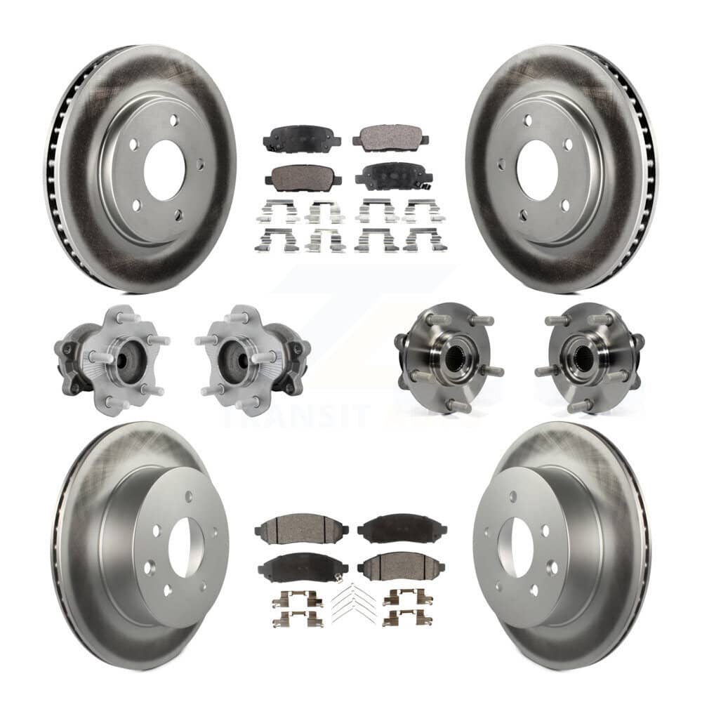 Transit Auto - KBB-132071 - Front and Rear Wheel Bearing and Hub Assembly Kits