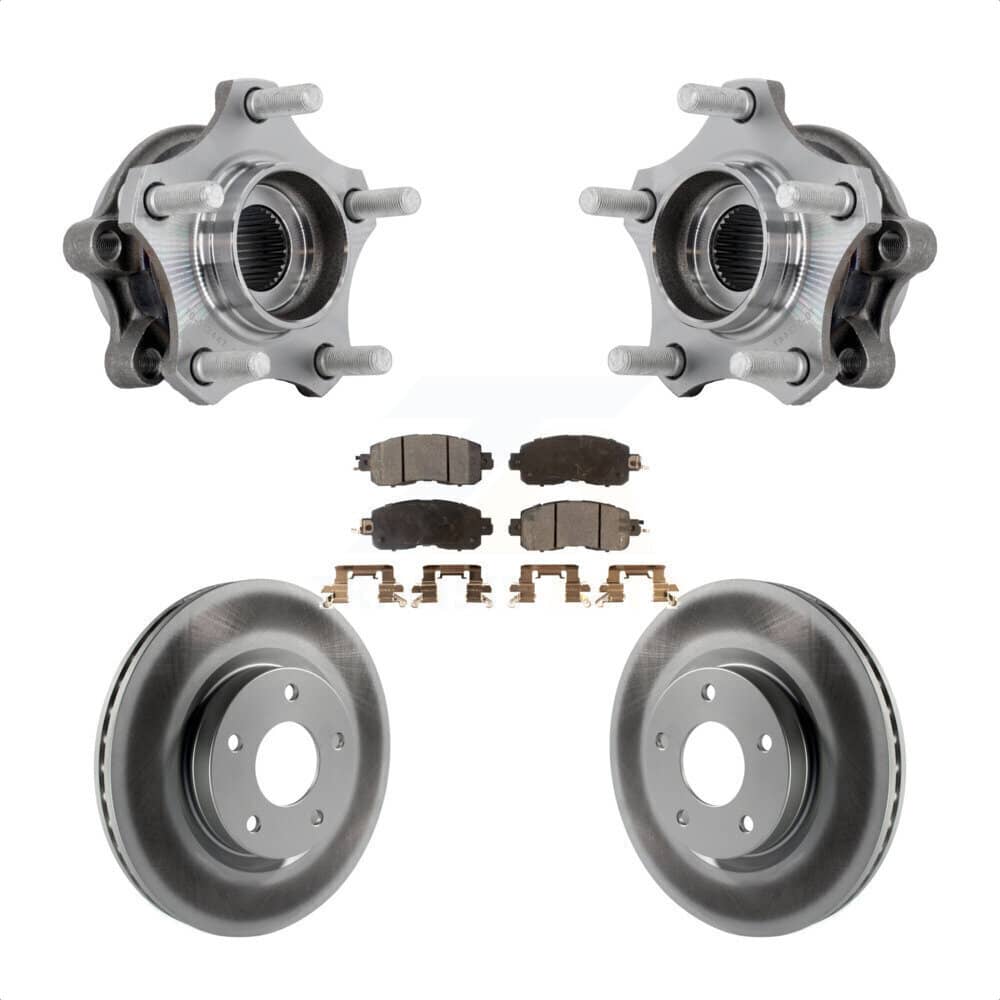 Transit Auto - KBB-132136 - Front Wheel Bearing and Hub Assembly Kits