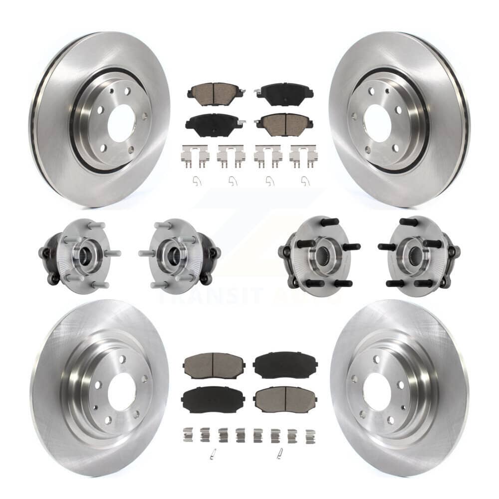 Transit Auto - KBB-132435 - Front and Rear Wheel Bearing and Hub Assembly Kits