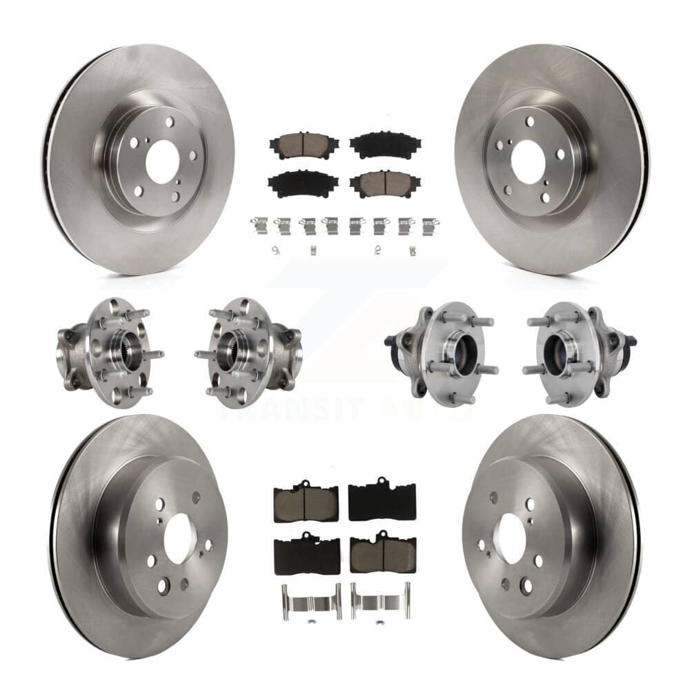 Transit Auto - KBB-132462 - Front and Rear Wheel Bearing and Hub Assembly Kits