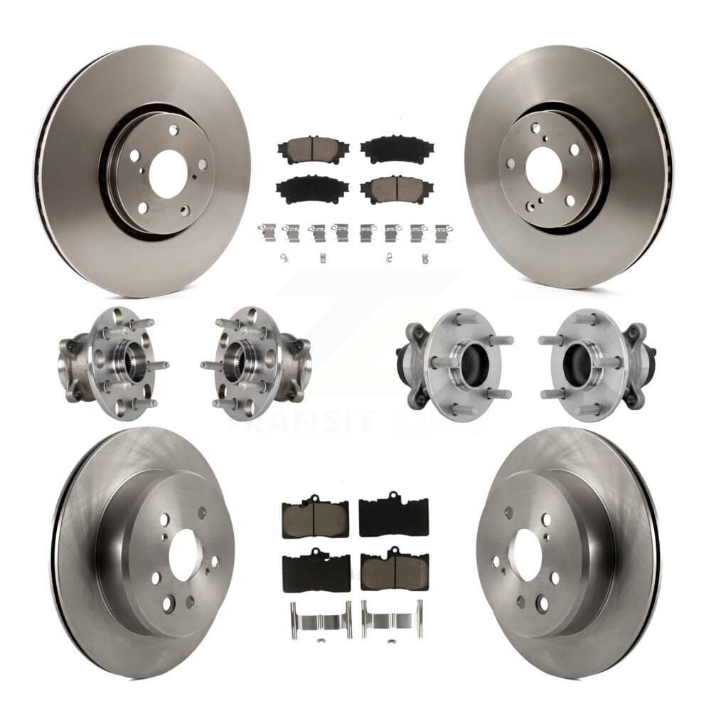 Transit Auto - KBB-132463 - Front and Rear Wheel Bearing and Hub Assembly Kits