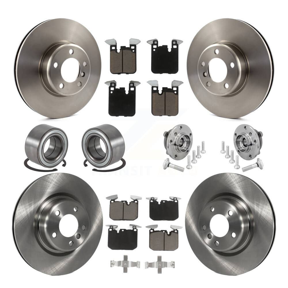 Transit Auto - KBB-132483 - Front and Rear Wheel Bearing and Hub Assembly Kits