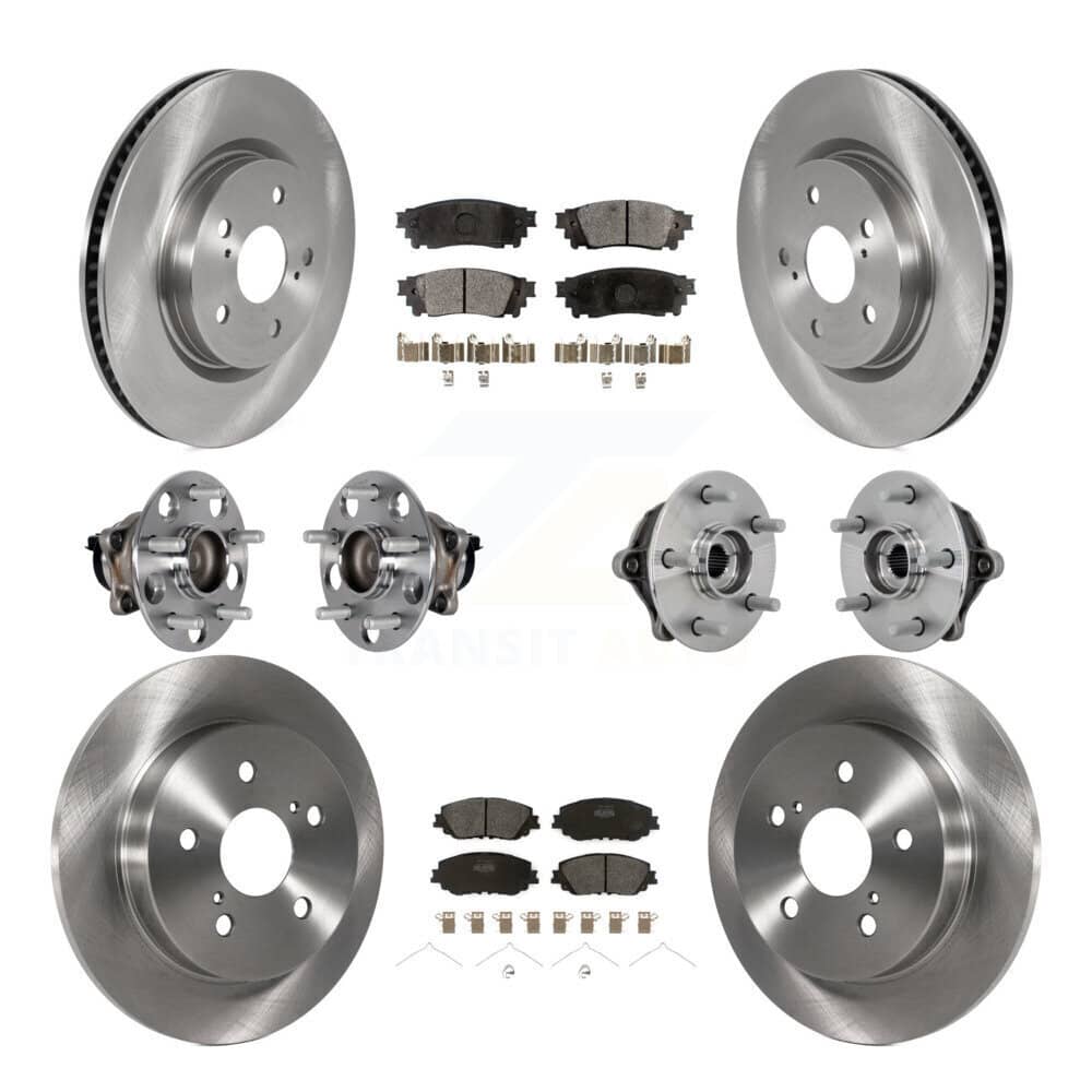 Transit Auto - KBB-132487 - Front and Rear Wheel Bearing and Hub Assembly Kits
