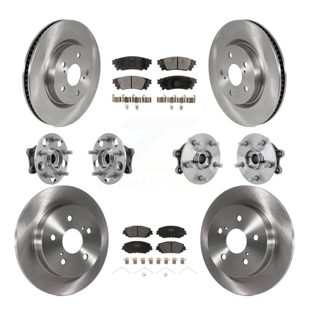 Transit Auto - KBB-132489 - Front and Rear Wheel Bearing and Hub Assembly Kits