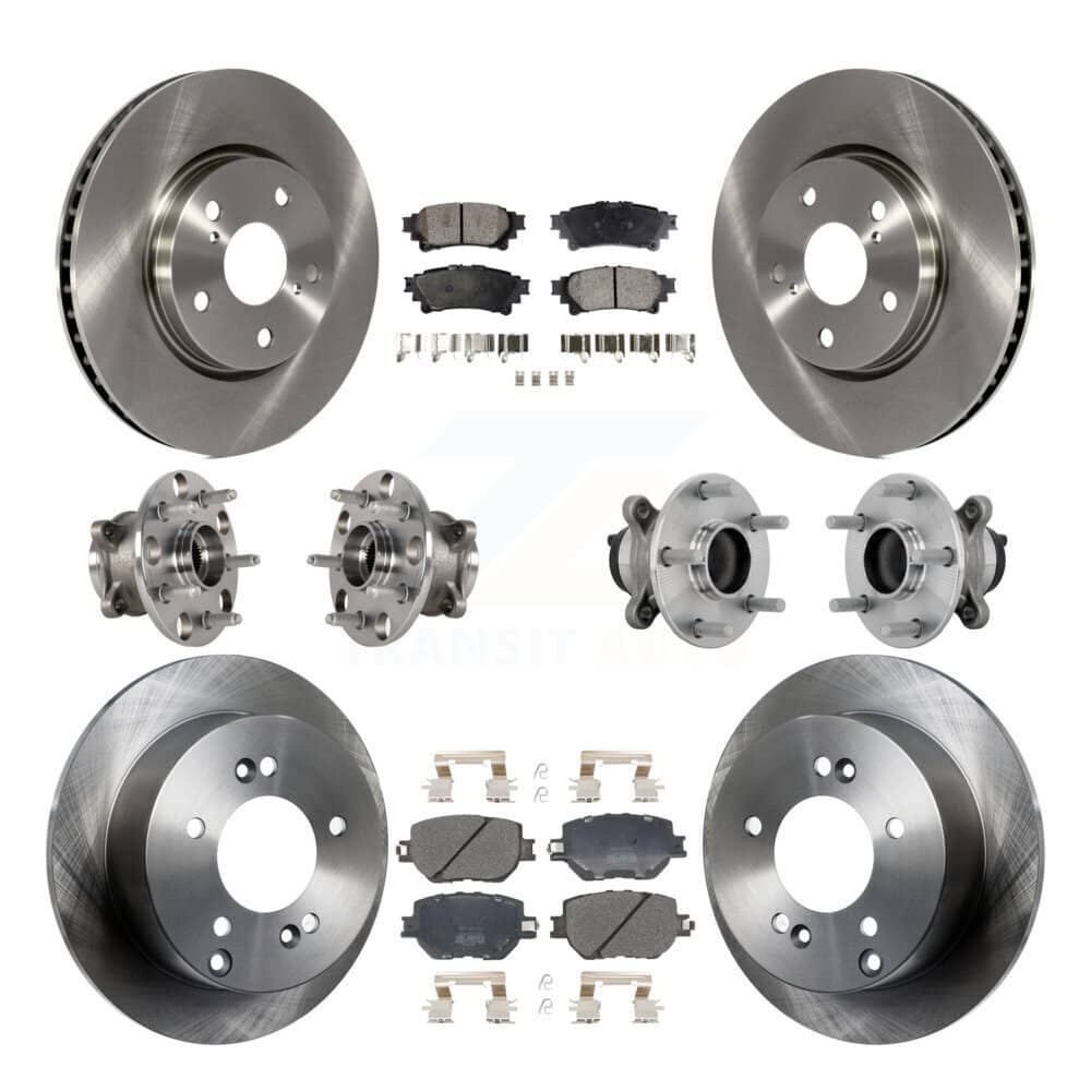 Transit Auto - KBB-132495 - Front and Rear Wheel Bearing and Hub Assembly Kits