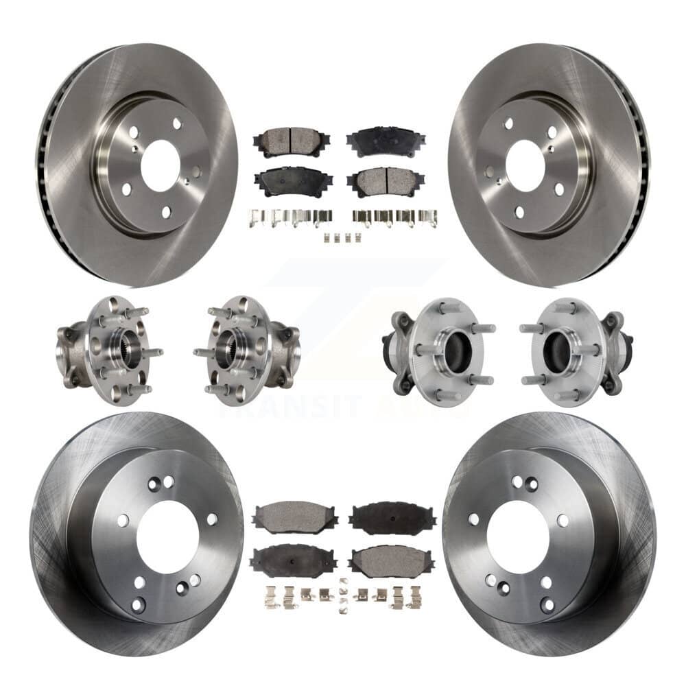 Transit Auto - KBB-132496 - Front and Rear Wheel Bearing and Hub Assembly Kits