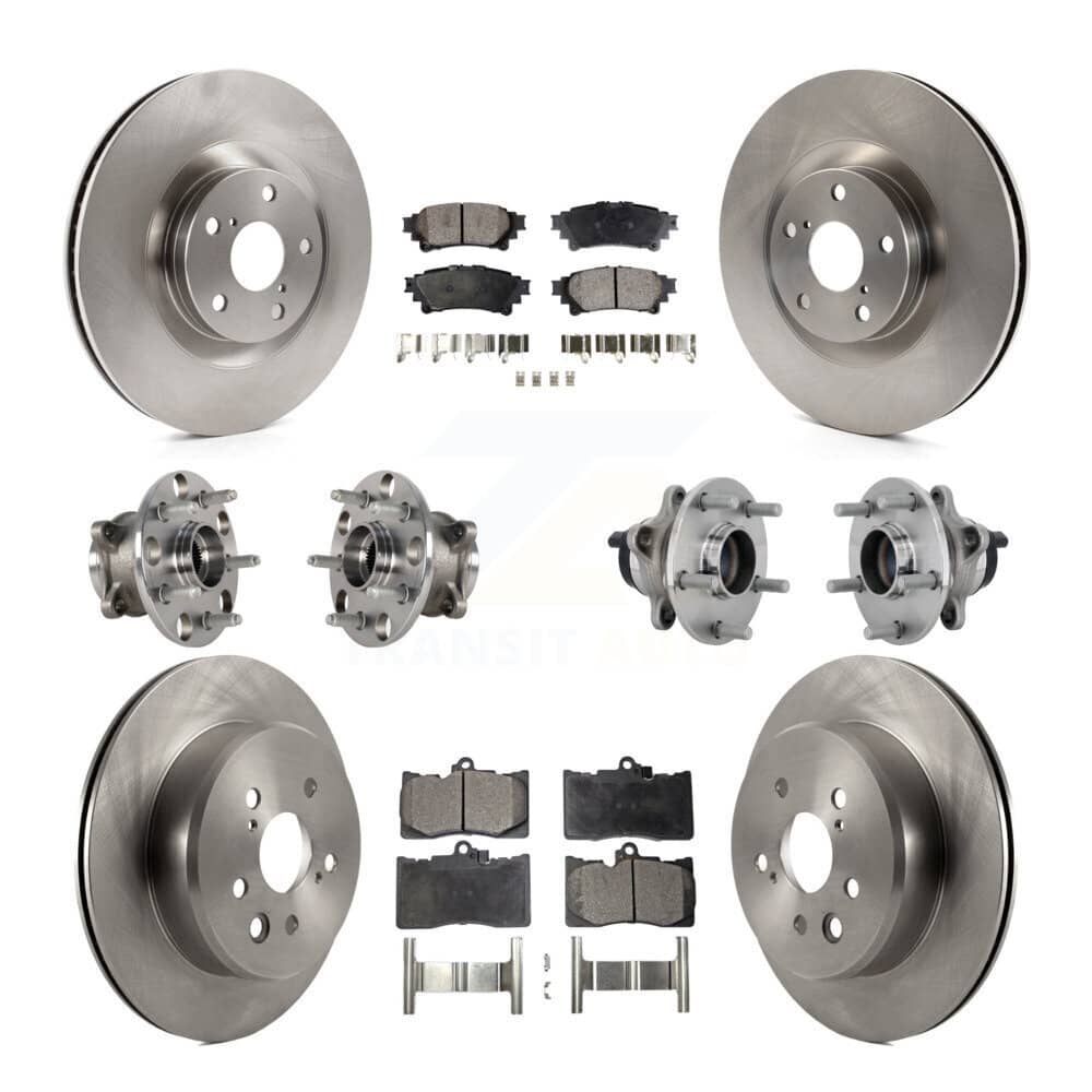 Transit Auto - KBB-132528 - Front and Rear Wheel Bearing and Hub Assembly Kits