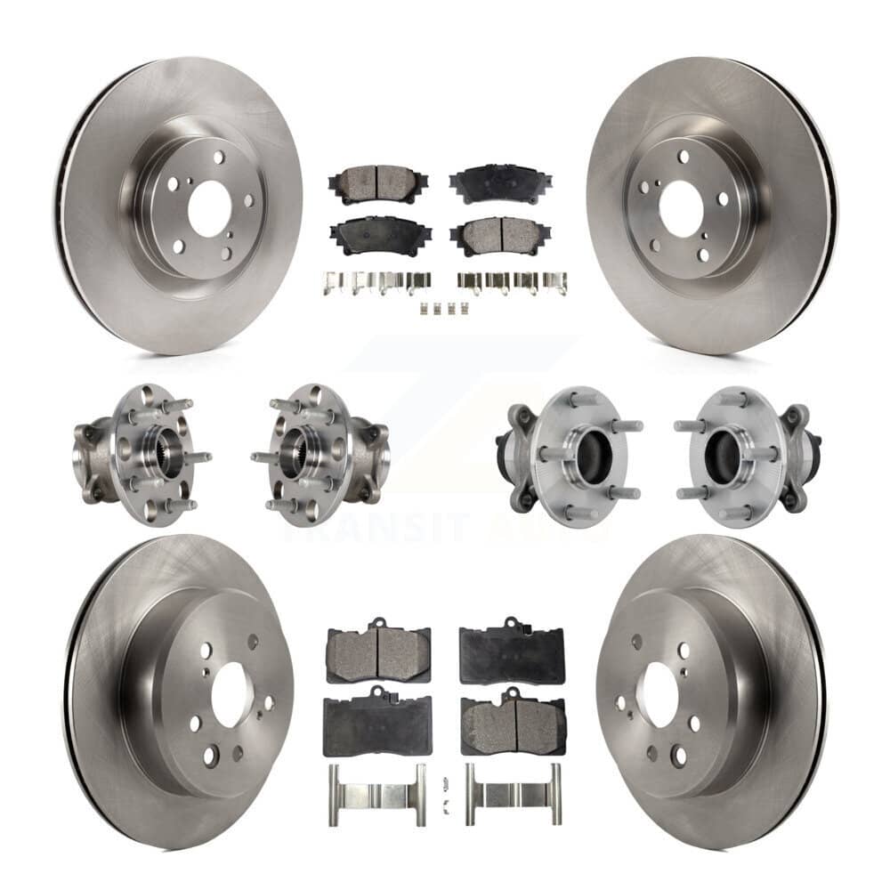 Transit Auto - KBB-132530 - Front and Rear Wheel Bearing and Hub Assembly Kits