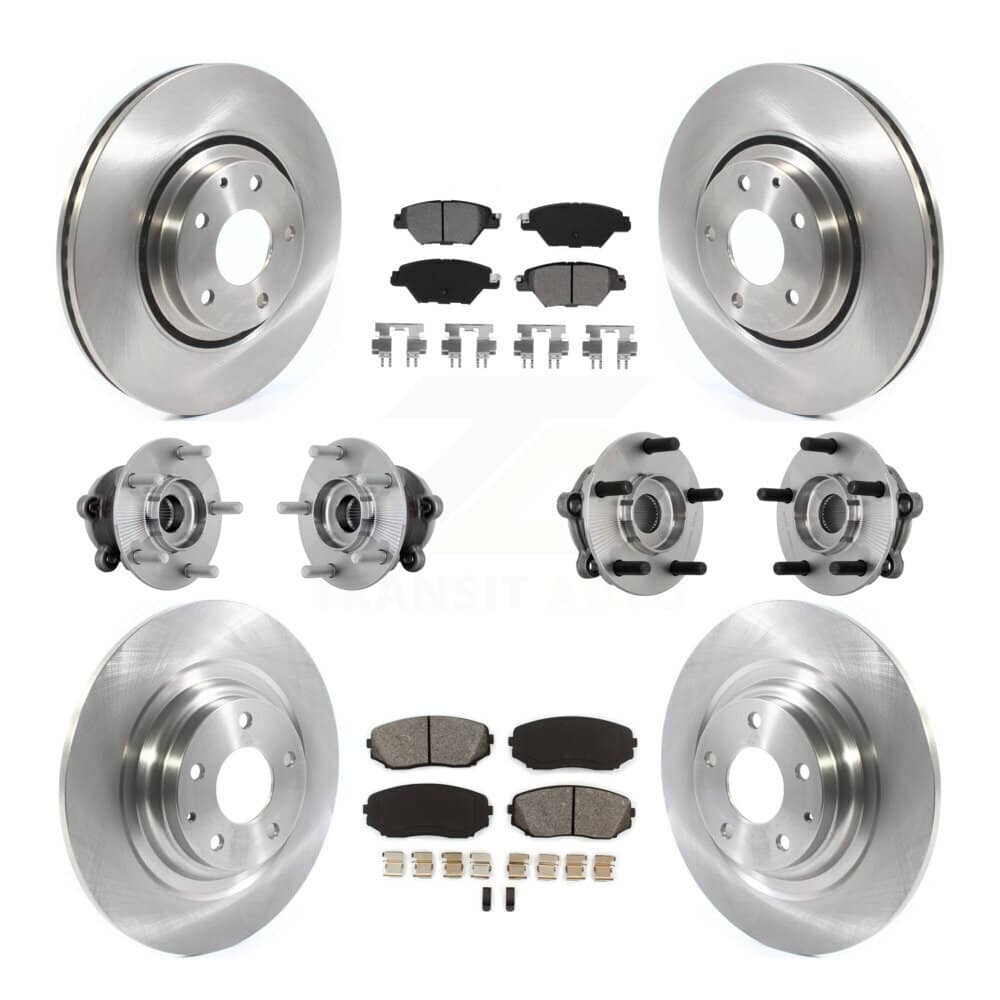 Transit Auto - KBB-132553 - Front and Rear Wheel Bearing and Hub Assembly Kits
