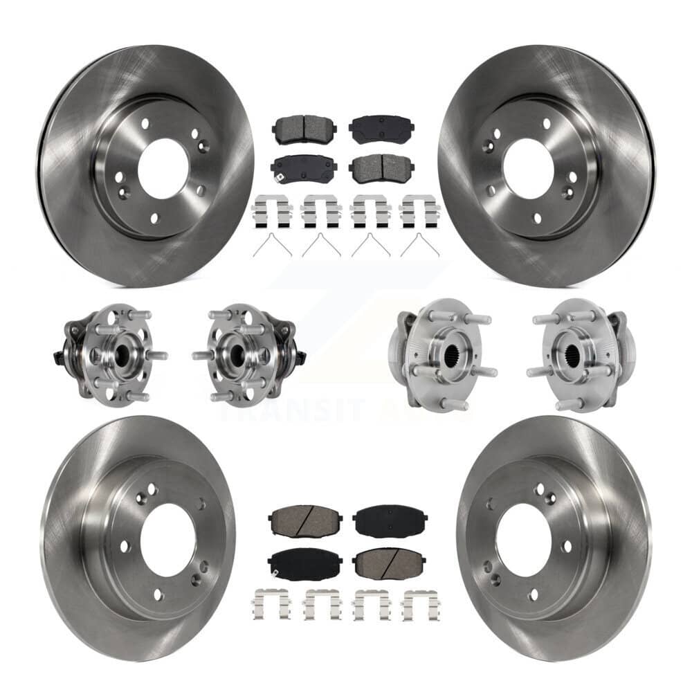 Transit Auto - KBB-132568 - Front and Rear Wheel Bearing and Hub Assembly Kits