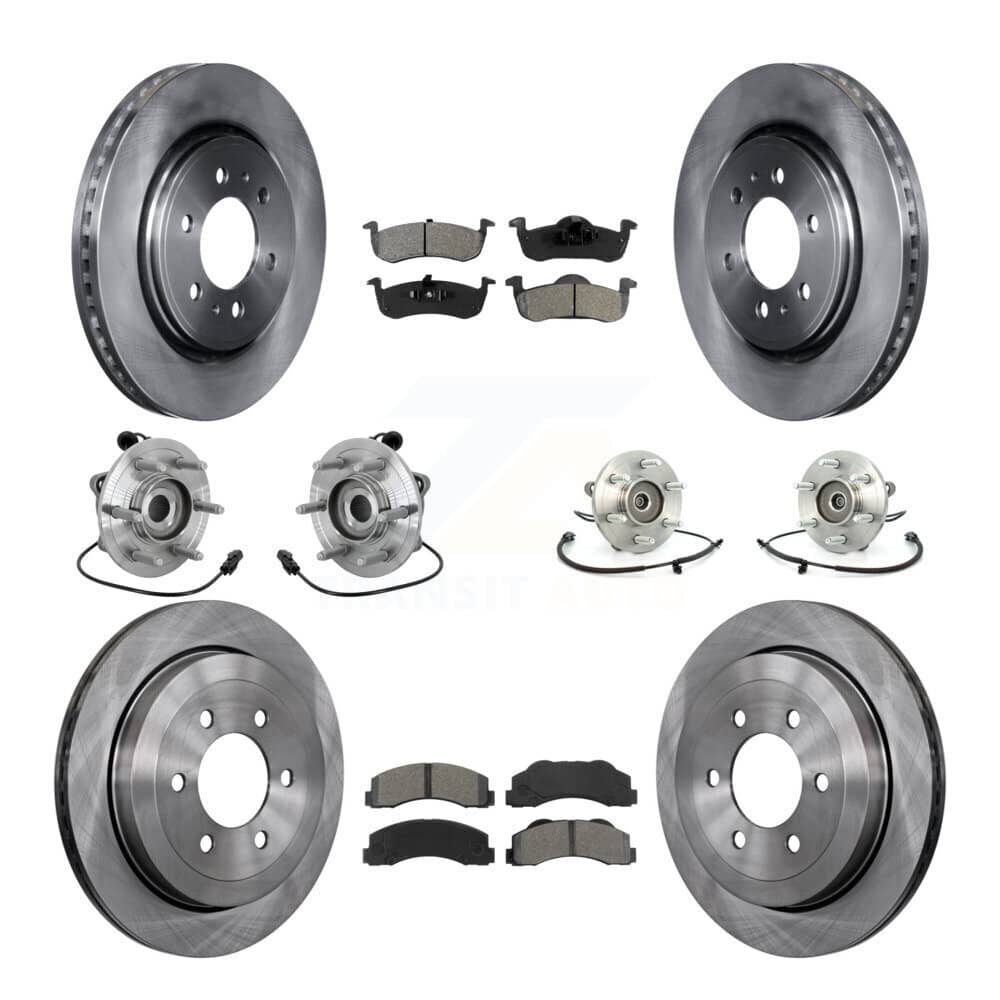 Transit Auto - KBB-132585 - Front and Rear Wheel Bearing and Hub Assembly Kits