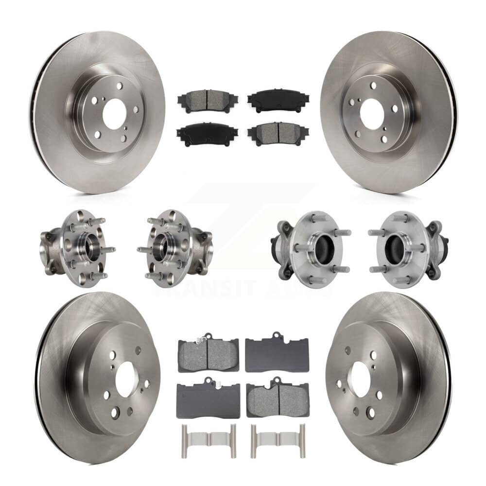 Transit Auto - KBB-132592 - Front and Rear Wheel Bearing and Hub Assembly Kits