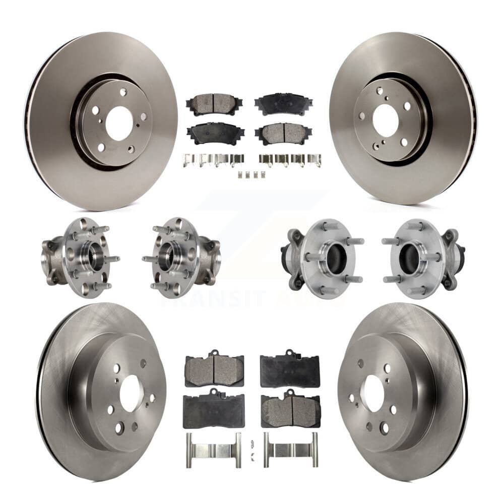 Transit Auto - KBB-132650 - Front and Rear Wheel Bearing and Hub Assembly Kits