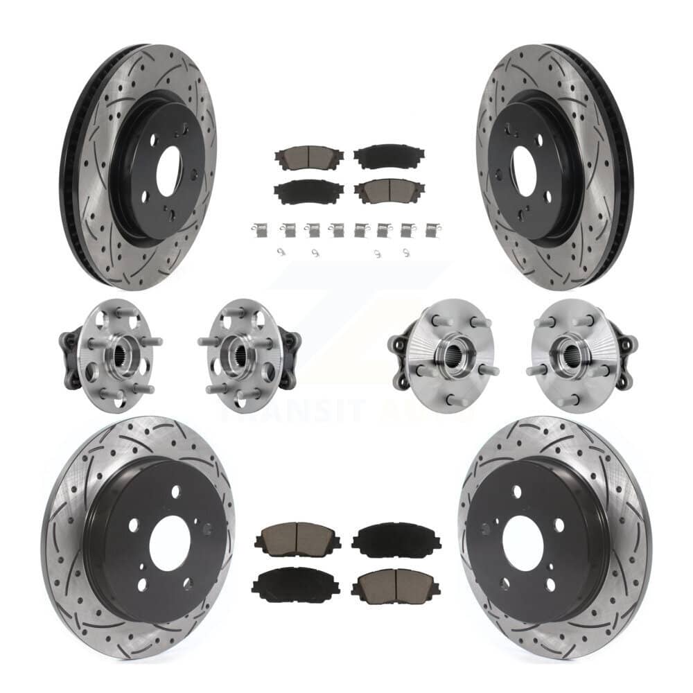 Transit Auto - KBB-132692 - Front and Rear Wheel Bearing and Hub Assembly Kits