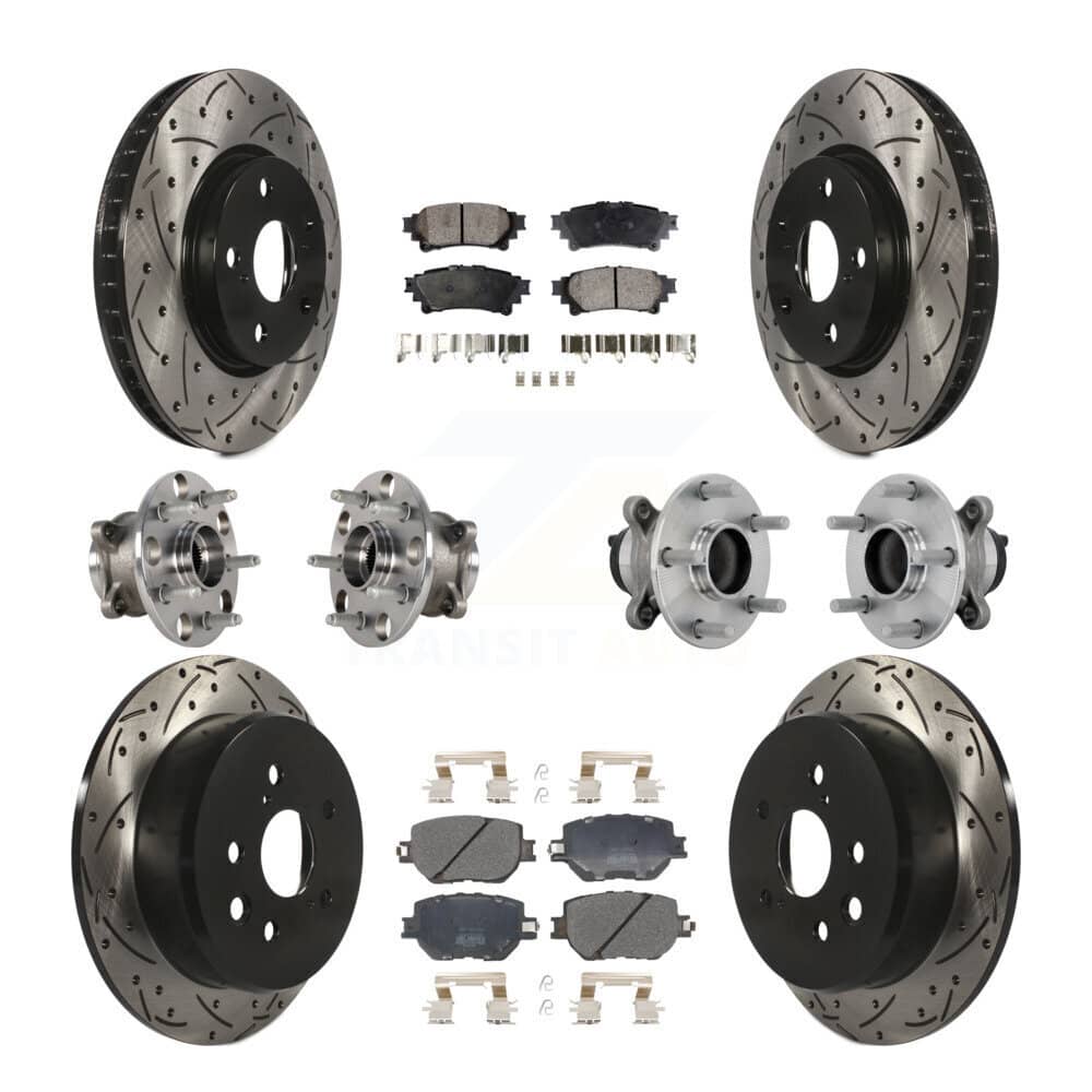 Transit Auto - KBB-132751 - Front and Rear Wheel Bearing and Hub Assembly Kits