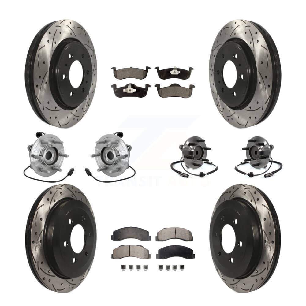 Transit Auto - KBB-132754 - Front and Rear Wheel Bearing and Hub Assembly Kits