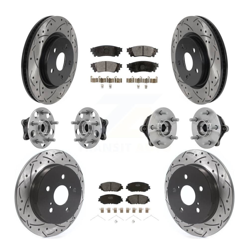 Transit Auto - KBB-132757 - Front and Rear Wheel Bearing and Hub Assembly Kits